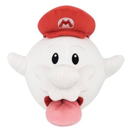 Little Buddy - 6" Boo Mario Plush (A18)